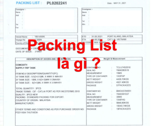 Packing List là gì